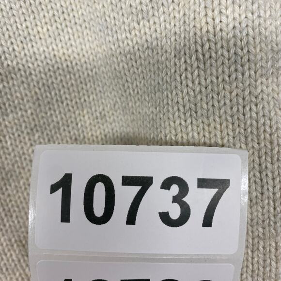 Chaps Sweater Mens Medium Fisherman Beige Henley Mock‎ Neck Pullover Neutral - Picture 10 of 10